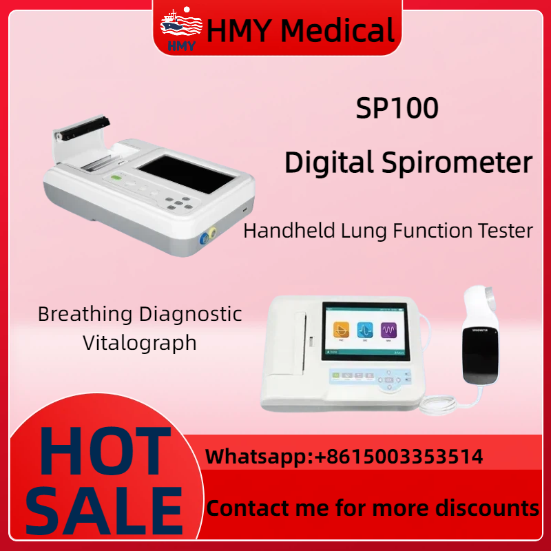 Spirometer Lung Function - Contec SP100 Przenośny Spirometr Tester Funkcji