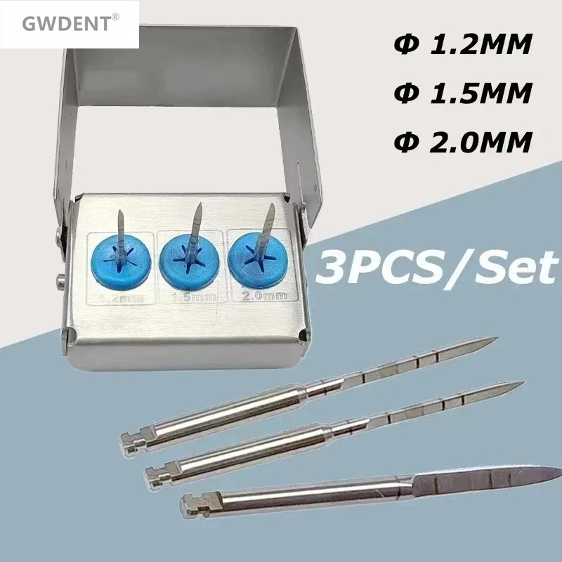 Surgical Instrument Set - 3 sztuk/zestaw Dental chirurgiczne wiertło prowadzące